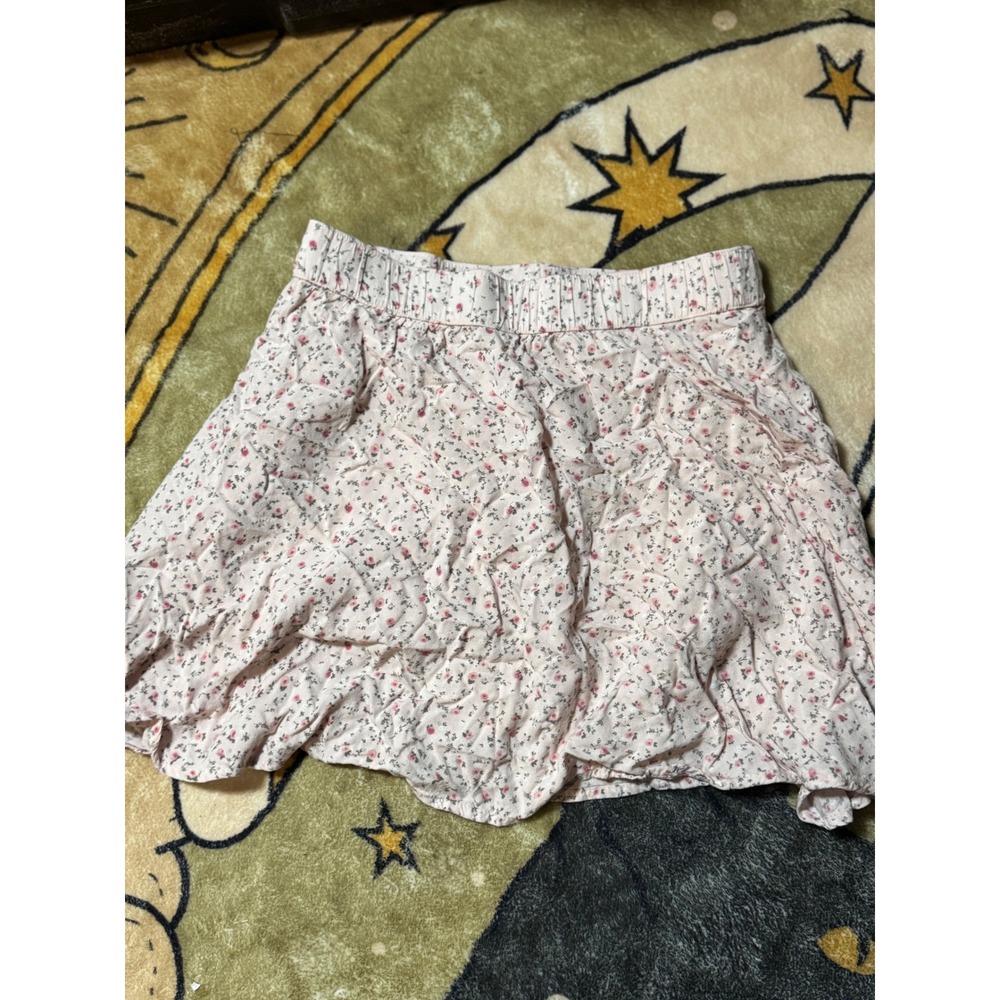 Abercrombie Kids Floral Skirt Girls Pink White Print Casual Cute‎